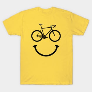 Bicycle Smiley Face T-Shirt